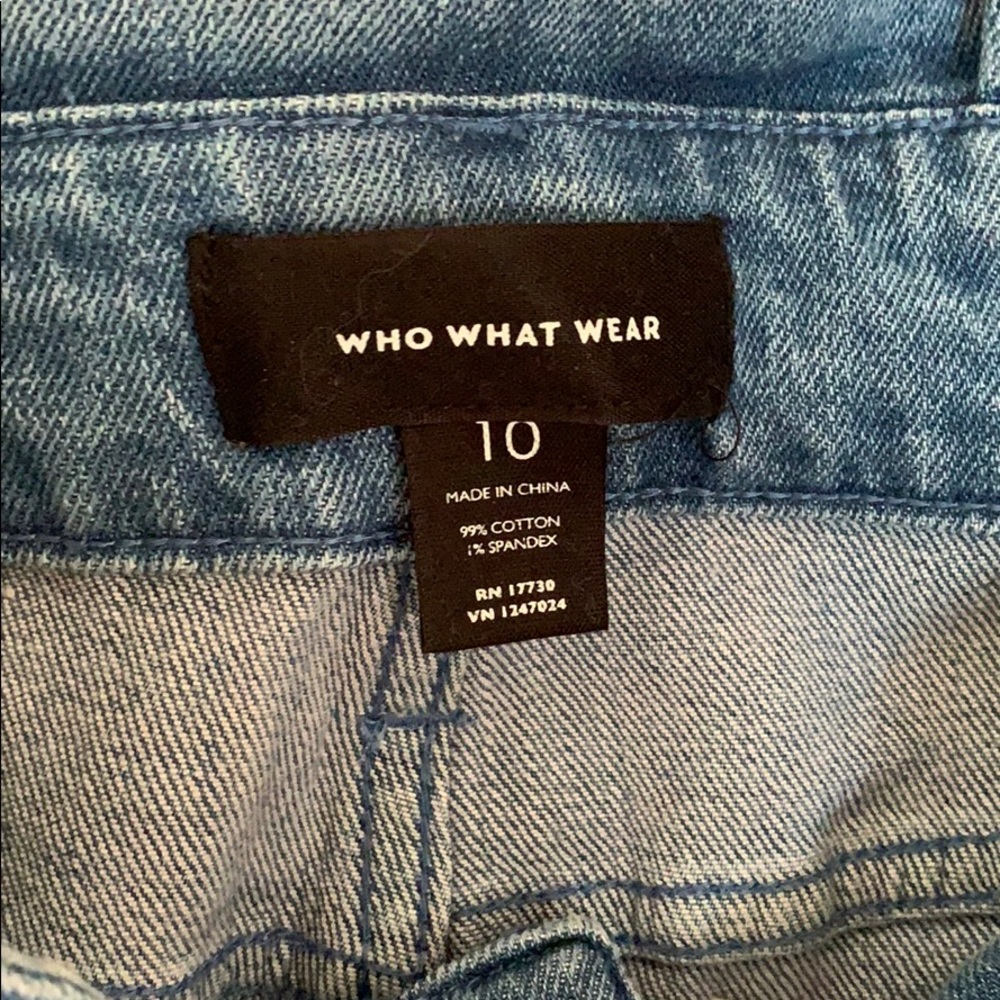 Who what wear high waisted jeans
